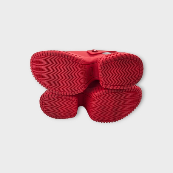 Sorel Ona Streetworks Heeled Clogs Womens 6 Mules Sandals Comfort Platform Red - Picture 12 of 12